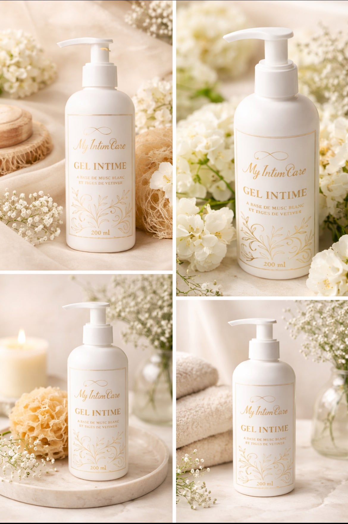 Gel Intime au Musc Tahara et Vétiver – Fraîcheur et Douceur Naturelle